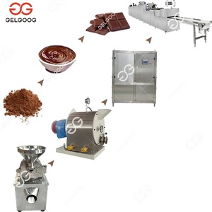 Máquina automática para hacer chocolate Moldeado de barras de chocolate Maquinaria de línea de producción de procesamiento multifuncional de acero inoxidable - Product Image 2