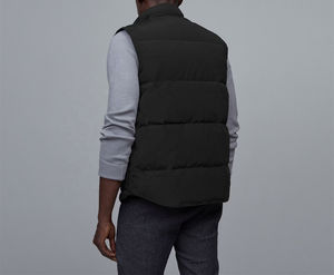 Gilet matelassé coupe-vent personnalisé pour homme, col montant de haute qualité, gilet matelassé d'hiver pour homme, gilet utilitaire respirant - Product Image 3