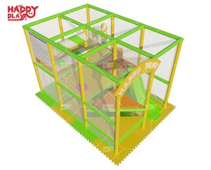HP-AA02屋内遊び場無限の探索のためのトンネルとミニブリッジを備えたコンパクトなマルチレベルの遊び場。 - Product Image 4