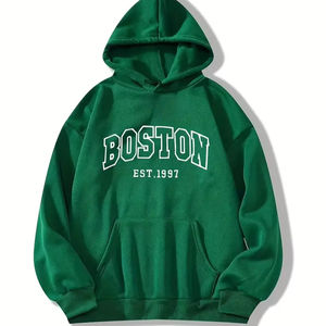 Sweat à capuche en polaire pour homme de qualité supérieure, nouveau style, motif uni, léger, en coton mélangé, basiques - Product Image 1