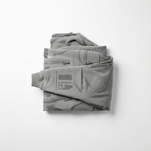 เสื้อฮู้ดดี้ผู้ชาย ผ้าหนา 500 กรัม ผ้าฝ้ายฟลีซบุซับใน  รักษ์โลก  สำหรับฤดูหนาว  แผ่นไนลอน  งานปัก  ซิป  ทรงบ็อกซี่ - Product Image 3