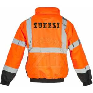 Veste de sécurité d'hiver haute visibilité Classe 2 pour ouvrier industriel – Qualité pakistanaise, polyester imperméable et réfléchissant - Product Image 6