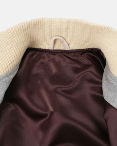 Veste universitaire d'hiver pour homme de haute qualité, sur mesure, en gros, vierge, avec col montant, coupe-vent et écologique - Product Image 3