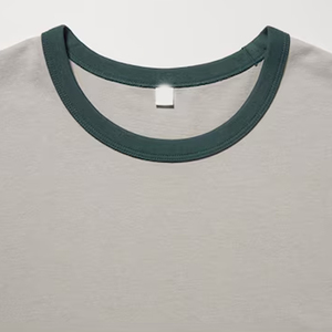 Camisetas de algodón para hombre, camisetas de manga corta clásicas con cuello redondo, Hipster, Hip ringer, airism, camisetas de gran tamaño para hombre - Product Image 2