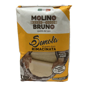 <span class=keywords><strong>Semola</strong></span> <span class=keywords><strong>di</strong></span> Grano Italiana MOLINO BRUNO <span class=keywords><strong>di</strong></span> Prima Qualità 1kg Pronta all'Uso Durata 12 Mesi per Pizza Pane Panini <span class=keywords><strong>Dolci</strong></span> - Product Image 1