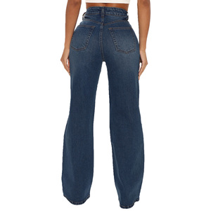 กางเกงยีนส์แฟชั่นฮิปฮอปสำหรับผู้ชาย, กางเกงยีนส์ทรงตรงลายด้านข้างสไตล์วินเทจ Y2K ใหม่ปี2025 - Product Image 6