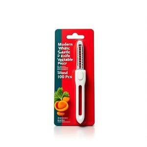 Sbucciatore doppio coltello <b>Plastica</b> LILLO Bianco 0038 420 - Product Image 2