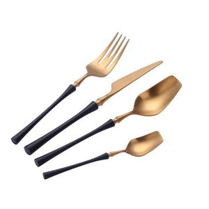 Ensemble de couverts élégants plaqués cuivre pour mariages et événements Ensemble de couverts en acier inoxydable robuste pour une utilisation durable - Product Image 2