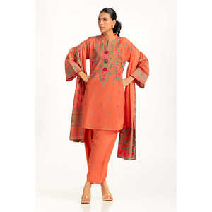 IUSTKSD-1241 Traje Casual de 3 Piezas con Tejido Jacquard Teñido - Product Image 1