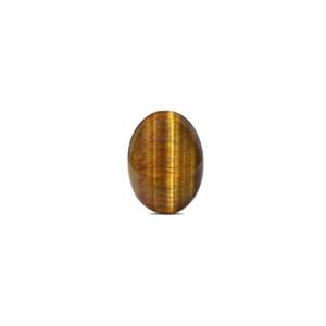 Piedras Preciosas Minerales Pulimentadas de Ojo de Tigre de 30.8 Quilates, Forma Cuadrada/Ovalada, Parte Posterior Plana - Product Image 1