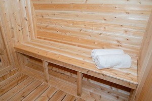 تصاميم ذهبية Arosa 4 شخص برميل ساونا-ساونا تقليدية في الهواء الطلق - Product Image 6