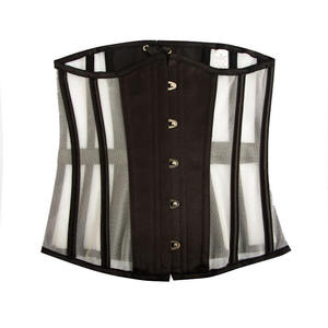 Vente chaude Sexy Transparent Mesh Corset À La Mode À Lacets Bustier pour Femmes Fitness Équipement Accessoire Disponible pour En Vrac - Product Image 6