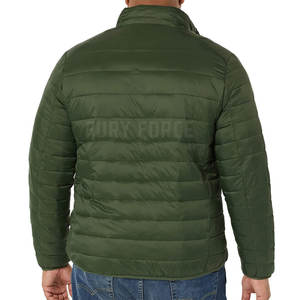 Design de logo personnalisé veste d'hiver en duvet à manches longues avec col montant dernier style logo avant Position sur mesure - Product Image 5