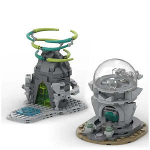For <b>LEGO</b> MOC Santuarios for Zelda Totk Creative 1:8 Scale Construction Toy Educational <b>Building</b> <b>Block</b> Sets Features Model - Product Image 5