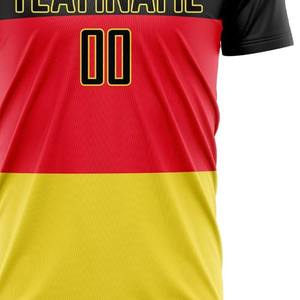 ชุดฟุตบอลชายขายดี สวมใส่สบาย ไม่ยับ น้ำหนักเบา คุณภาพสูง ชุดฟุตบอลยอดนิยม รับตัดตามสั่ง - Product Image 5