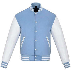 Chaquetas de Béisbol de Proveedores Directos de Fábrica, Personalizables en Materiales y Colores, Chaqueta Universitaria Masculina de Alta Calidad Totalmente Personalizable - Product Image 6