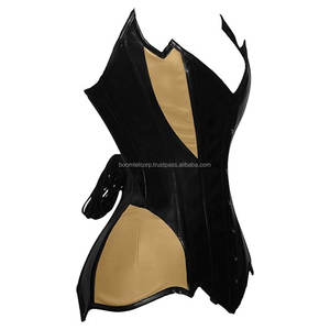 Corsets en cuir pour femmes, grande taille, vente chaude en usine, haute qualité, design personnalisé, respirant, étiquette personnalisée - Product Image 5