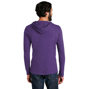 BELLAผ้าใบUnisex Jerseyเสื้อกันหนาวหมวกแขนยาว 50 โพลีเอสเตอร์ 25 ผ้าฝ้าย 25 เรยอนHoodie Tri-ผสมHoodiesโลโก้ที่กําหนดเองเสื้อกันหนาว - Product Image 5