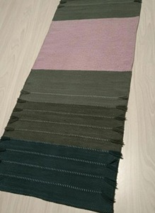 Tapete de Ejercicio de Algodón Tejido a Mano, Degradado Verde, Rectangular, Antideslizante, 5MM de Grosor, Estilo Contemporáneo, para Uso en Casa y Viajes - Product Image 2