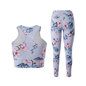 Top Trending Product Yoga Set para mujeres 2024 Nueva llegada Top Fashion con logotipo personalizado Imprimir Sublimación Yoga Set para mujeres - Product Image 3
