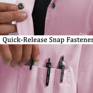 Uniforme de laboratorio para médico, dentista, enfermera, bata de laboratorio, bata de laboratorio médica abotonada Unisex para Hospital - Product Image 2