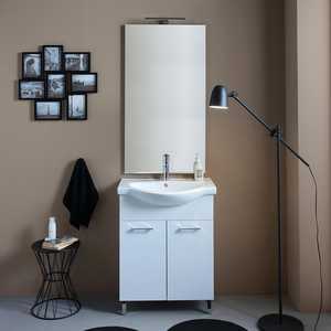 Mueble de Baño Blanco de 65 cm con Soporte para Piso, Parte del Conjunto de Baño Ravenna Exportado - Product Image 2