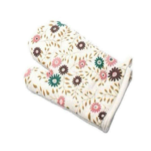 Manoplas de cocina de algodón orgánico 100% resistentes al calor con colecciones de cocina de sublimación de patrón personalizado - Product Image 3