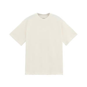 Unisex Oversized Vintage-Inspired 100% Cotton Tee <b>for</b> Teens Plus Size <b>Long</b> Summer Wear-ODM Supply - Product Image 2