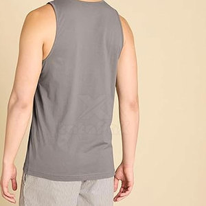 Débardeur décontracté pour homme en coton doux, séchage rapide, respirant, coupe décontractée pour l'été, les séances de sport, la gym et les activités de plein air - Product Image 6