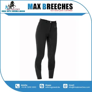 Mallas ecuestres de asiento completo para mujer de tamaño personalizado de la mejor calidad, Pantalones de mujer para montar a caballo, exportación directa - Product Image 3