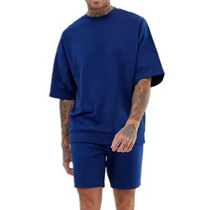 Ensemble court décontracté pour homme, nouvelle collection été, t-shirt à manches courtes et short, vêtements de marque pour homme, ensemble 2 pièces, qualité supérieure, vente en gros - Product Image 4