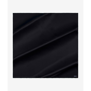 Black Cotton Fashion Square Scarf - Product Image 1