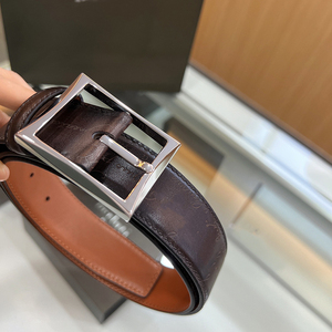 Cinturón de cuero para hombre con patrón decorativo a la moda al por mayor de fábrica, cinturón de cintura para hombre, cinturón de cuero genuino transpirable - Product Image 5