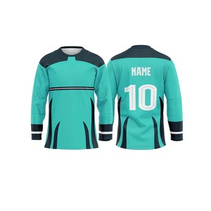 Maillots de hockey sur glace sublimés sur mesure OEM uniformes de hockey sur glace avec logo personnalisé maillots de style hockey sur glace - Product Image 5