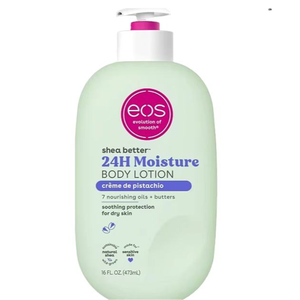 Crème hydratante pour le corps EOS Vegan Shea Better Body Lotion Creme De Pistachio, hydratation 24h, gel, soin de la peau, massage, 16 fl oz - Product Image 4