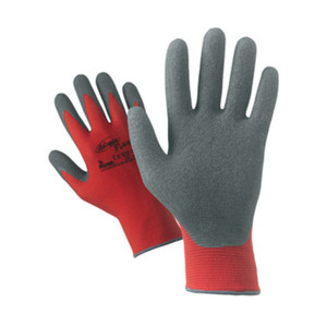 Guanti in Nylon/Rete Rosso/Grigio Taglia 8 - Product Image 2