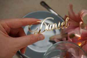 Ronds de serviette en rotin Décor de table en osier Ronds de serviette élégants pour une expérience culinaire élégante - Product Image 2