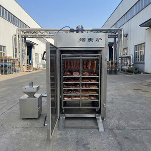 Forno Industriale per Affumicatura Alimentare per Prosciutto, Salsiccia, Pollame e Pesce con Sistema di Riscaldamento Automatico e Controllo Preciso del Fumo - Product Image 2
