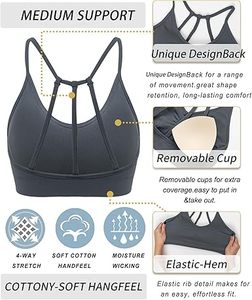 Soutien-gorge de sport de fitness de meilleure qualité Nouveau design de soutien-gorge de sport respirant pour femmes fabriqué au Pakistan - Product Image 4