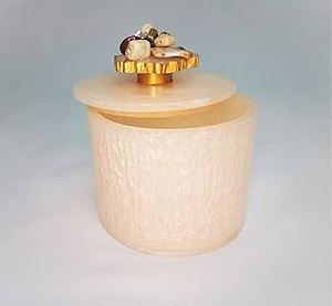 Frascos de frutas secas de resina epoxi, producto hecho a mano de alta venta, tamaño personalizado, almacenamiento de calidad sólida, mesa de tarros de frutas secas y aperitivos - Product Image 3