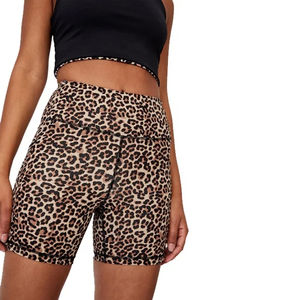 Pantalones cortos de Yoga de compresión de entrenamiento para mujer hechos a medida, pantalones cortos de gimnasio informales de alta calidad, decoración de logotipo de talla grande para entrenamiento - Product Image 6