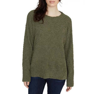 Maglione Teddy da Donna Sanctuary Viola Scuro Extra Small, Invernale Casual Lavorato a Maglia con Logo Ricamato Frontale e Motivo Traspirante - Product Image 1