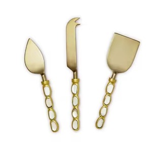 Ensemble de couteaux à fromage à manche de football en acier inoxydable sur le thème du sport Outils et gadgets de cuisine Couteaux et accessoires de cuisine - Product Image 2