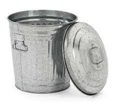 Cubo de basura galvanizado de diseño atemporal con cierre seguro y asas de elevación fáciles, adecuado para muchos usos residenciales - Product Image 4