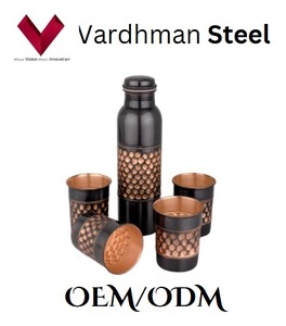 Logo personnalisé 330 GM Ant. Bouteille en cuivre marbré 1L, durable, la fusion parfaite de la beauté et de la fonctionnalité, flacon en cuivre - Product Image 4