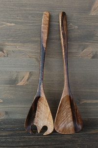 Ensemble de spatules en bois écologiques |   Ustensiles de cuisine en bois naturel |   Ustensiles de cuisine non toxiques pour la cuisine quotidienne - Product Image 6