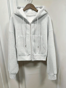 Sudadera con Capucha Personalizada para Hombre, Ligera, de Poliéster/Algodón, Transpirable, de Secado Rápido, Corte Regular, con Logotipo, Color Liso, de Alta Calidad - Product Image 3