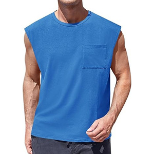 Camiseta sin mangas para hombre, camiseta sin mangas transpirable y cómoda con capucha de alta calidad/camiseta sin mangas de gimnasio de secado rápido para hombres subida por Dress Sports - Product Image 1