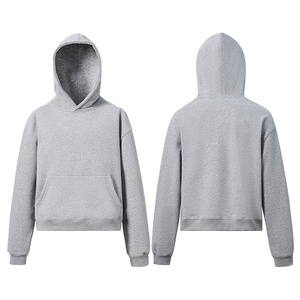Streetwear urbain hommes à capuche haute qualité pull surdimensionné épais coton hiver sweat doux polaire chaud vêtements de sport - Product Image 3