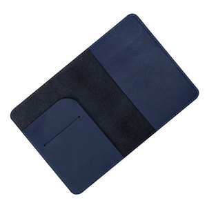 Portefeuille de voyage en cuir véritable de haute qualité avec fermeture éclair, porte-cartes et autocollant Visa pour passeports - Product Image 3